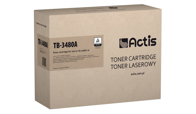 Actis TB-3480A tooner (asendus Brother TN-3480; standard; 8 000 lehekülge; must)