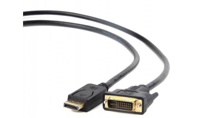 Gembird CC-DPM-DVIM-6 videokaabli adapter 1,8 m DisplayPort DVI must