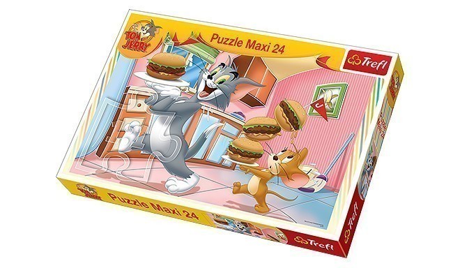 Trefl puzzle Tom & Jerry Cooking Burgers Maxi 24pcs