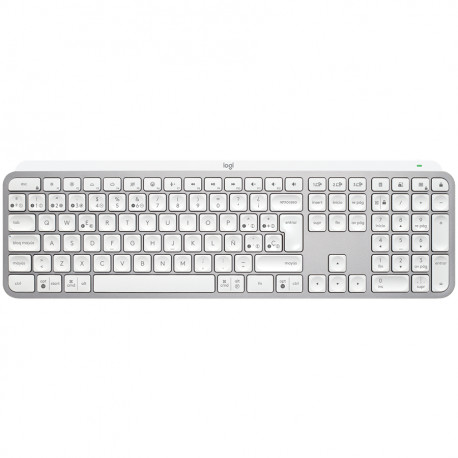 LOGITECH MX Keys S Bluetooth Illuminated Keyboard - PALE GREY - US INT'L
