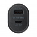 Autolaadija adapter 60W Dual (USB-C 45W + USB 15W), Super Fast Charging 2.0 kiirlaadimine, Samsung