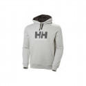 Vīriešu Sporta Krekls ar Kapuci HH LOGO Helly Hansen 33977 949 Pelēks (XL)