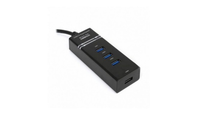 4-Port USB Hub Omega OUH34B USB 3.0 Black