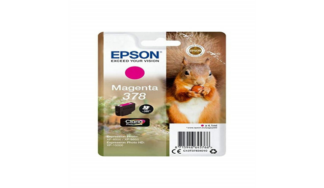 Originaalne Tindikassett Epson C13T37834020 Fuksiinpunane