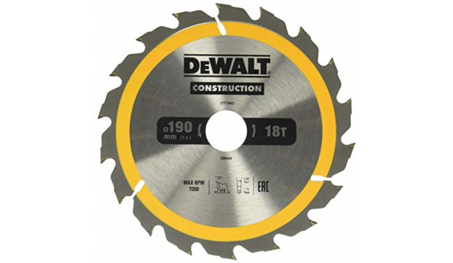 DEWALT CIRCULAR SAW.190x30mmx18z