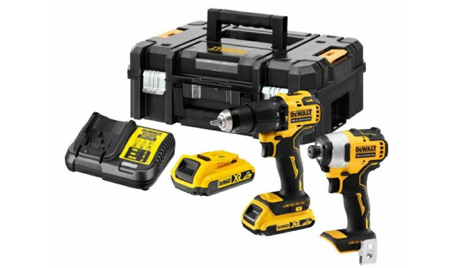 DEWALT.COMBO KIT 18V DCK2062D2T (DCD709+DCF809) 2x2.0Ah TSTAK