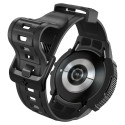 Kaitseümbris kellarihmaga Rugged Armor Pro, Samsung Galaxy Watch6 40mm, must, Spigen