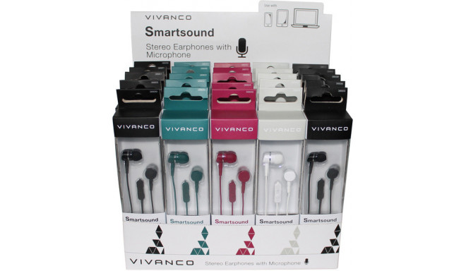 Vivanco наушники + микрофон Smartsound 4 (38899) (поврежденная упаковка)