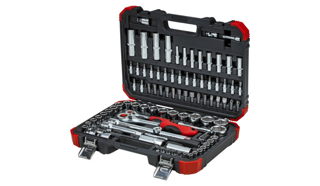 GEDORE red Socket Set 1/4  + 1/2  94-pieces