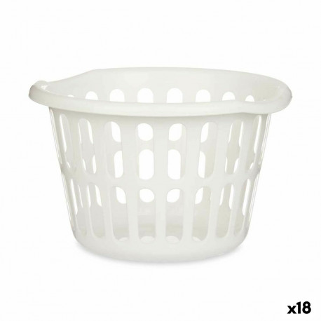 Korv Kipit 8066-W 8066-W Valge polüpropüleen 27 L (18 Ühikut)