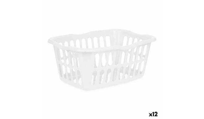 Korv Kipit 8067-W 8067-W Valge polüpropüleen 50 L (12 Ühikut)