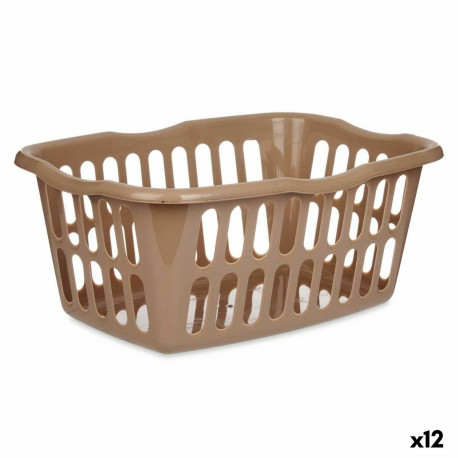 Basket Kipit 8067-T 8067-T Taupe polypropylene 50 L (12 Units)