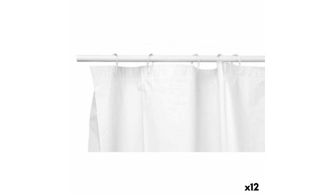 Duššikardin Berilo 89375 89375 Valge Polüetüleen EVA 180 x 180 cm 20,5 x 34 x 2 cm (12 Ühikut)