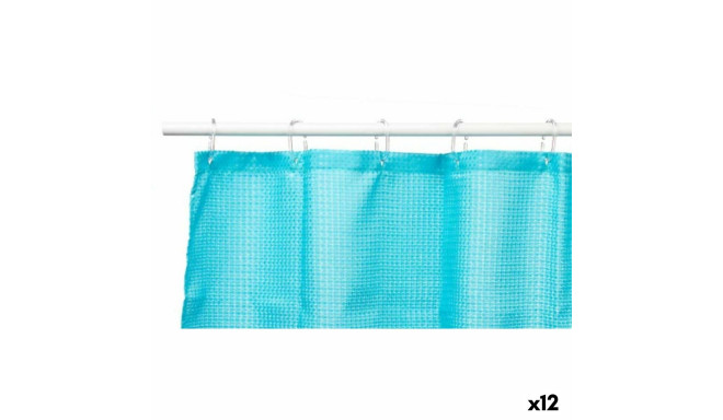 Duššikardin Berilo SC-POLY-UD1-BLUE SC-POLY-UD1-BLUE Sinine Polüester 180 x 180 cm 30 x 5 x 19 cm Pu
