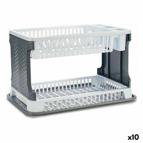 Köögi Kraanikausi Kuivatusrest Kinvara TP7071-1 Valge 44,5 x 30,3 x 27 cm (10 Ühikut)