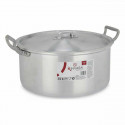 Casserole with lid Silver Aluminium 6,5 L 35 x 16 x 28 cm (6 Units)