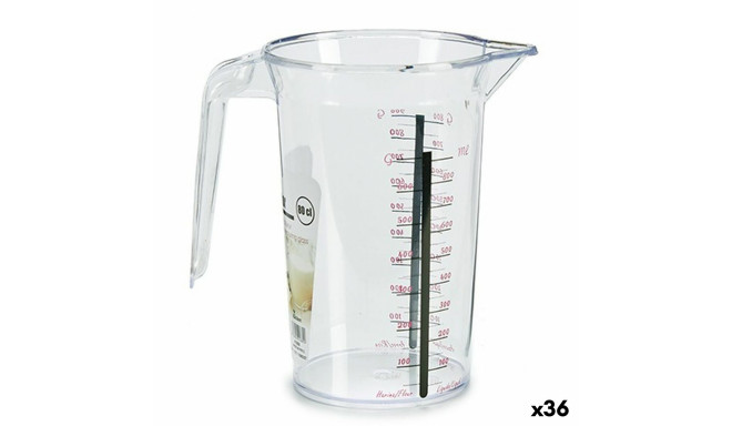 Measuring Jug 41889 41889 polystyrene Plastic 800 ml (36 Units)