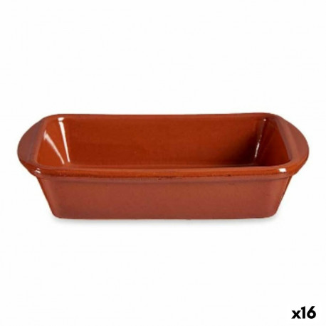 Ahjuvorm Terrakota Ristkülikukujuline 14,5 x 4 x 20 cm (16 Ühikut)