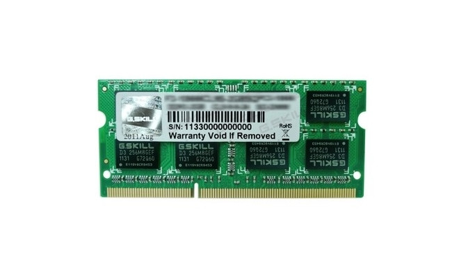 G.Skill RAM SODIMM DDR3 4GB 1600MHz CL11