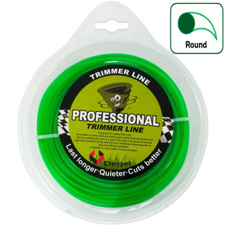 Trimmeri tamiil Professional, ümmargune 3,0 mm x 50 m V90112 DEGET