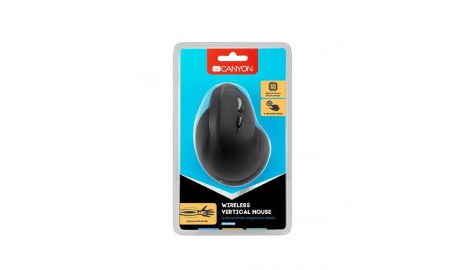 Canyon CNS-CMSW16B mouse Office Ambidextrous RF Wireless Optical 1600 DPI