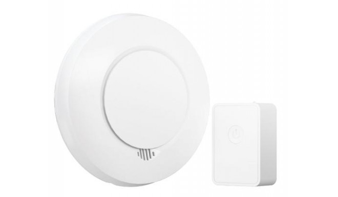 Meross GS559A smart smoke detector Photoelectrical reflection detector Interconnectable Wireless con