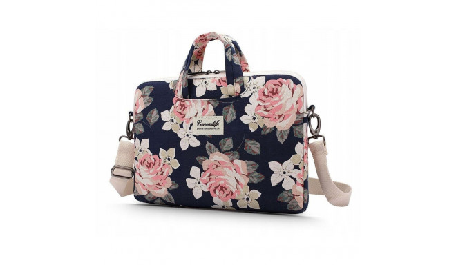 CANVASLIFE BRIEFCASE LAPTOP 15-16 NAVY ROSE