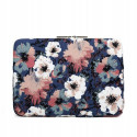 Canvaslife laptop sleeve 13-14", white rose