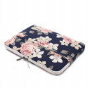 Canvaslife laptop sleeve 13-14", white rose