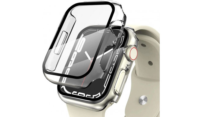 Tech-Protect kaitseümbris Defense360 Apple Watch 7/8/9 45mm, läbipaistev