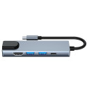 Tech-Protect USB hub 5in1, hall