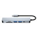 Tech-Protect	USB hub V4-HUB 6in1, grey