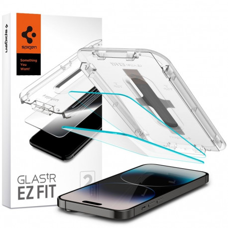 Spigen kaitseklaas Glas.TR EZ Fit Apple iPhone 14 Pro 2tk