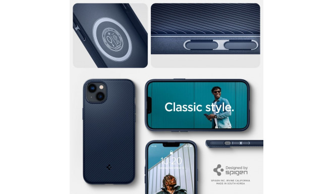 SPIGEN MAG ARMOR IPHONE 14 PLUS / 15 PLUS NAVY BLUE