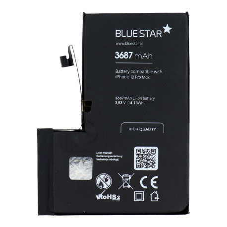 Battery for iPhone 12 PRO MAX 3687 mAh Blue Star HQ