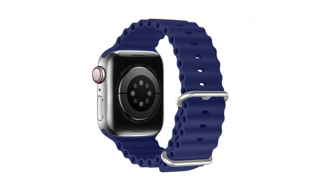 DUX DUCIS strap OCEAN WAVE silicone for Apple Watch 38 / 40 / 41 mm blue