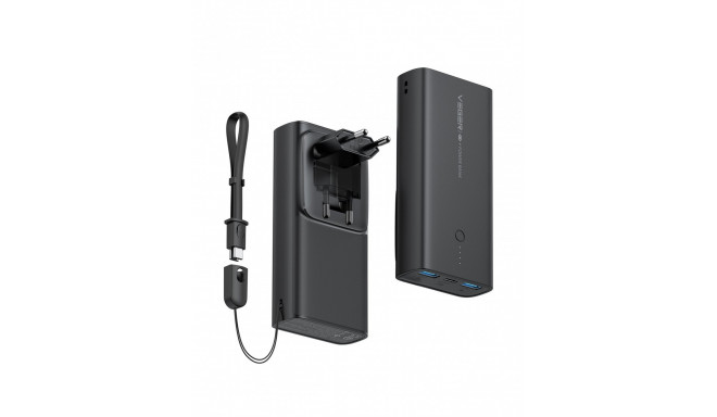 VEGER powerbank 10000 mAh PD QC3.0 20W ACE100 (W1146) black