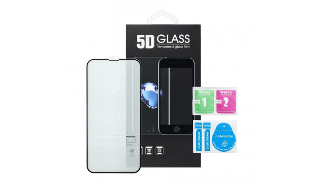 5D Full Glue Tempered Glass - for Samsung Galaxy A54 5G / S23 FE black