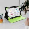 Blun universal case for tablets 12,4" lime (UNT)