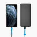 Power Bank VEGER T100 - 20 000mAh LCD Quick Charge PD 65W black (for laptop also) (W2032C-100)