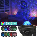Projector STARS LED / Disco with bluetooth speaker + remote control + USB BTM0504 / HD-SPL black