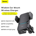 BASEUS car holder with wireless charging automatic 15W Wisdom black CGZX000001