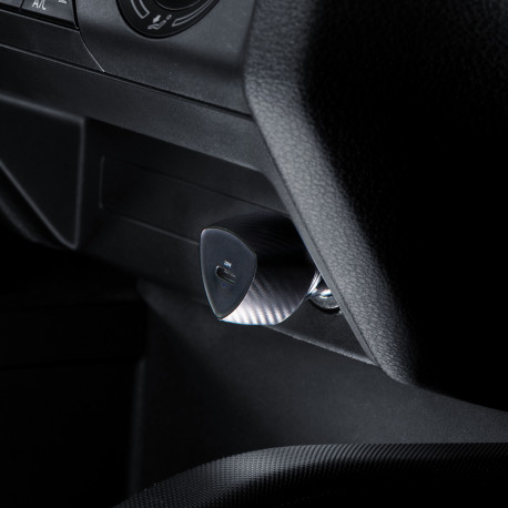 Car charger Forcell F-Energy Carbon USB C QC3.0 PD 3A 20W + cable USB C to USB C CC50-1C black