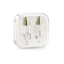 Flat AUX cable 3,5mm Jack white 1m BOX