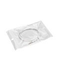 Adapter HF/audio for iPhone Lightning 8-pin + Jack 3,5mm white cable (male)