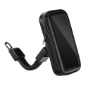 Bike / scooter holder for mobile phone waterproof with zip 4,8" - 5,5"