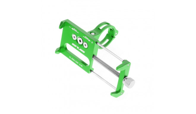 GUB bike holder for mobile phone G85 Aluminium green