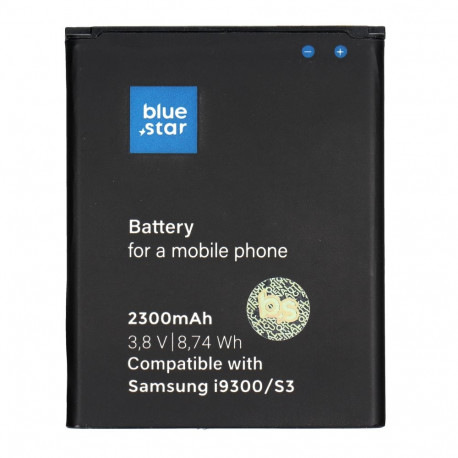 BLUE STAR PREMIUM battery for SAMSUNG S3 I9300 2300 mAh