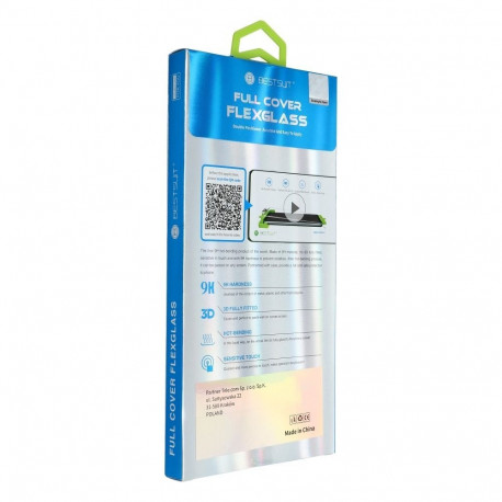 Bestsuit Flexible Hybrid Glass 5D for Samsung Galaxy S20+ black (Hot Bending) - working fingerprint 