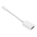 Adapter OTG for USBdoA do iPhone Lightning 8-pin white